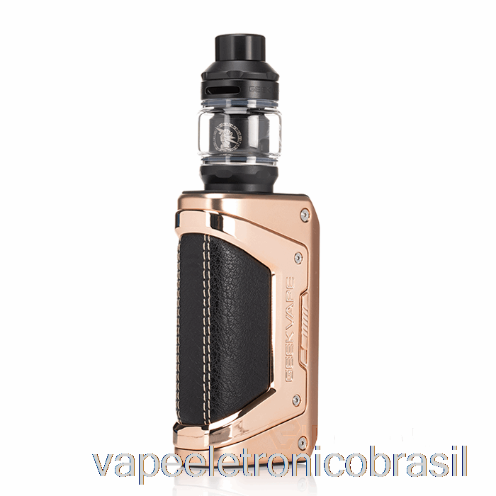Vape Eletrônico Geek Vape L200 Aegis Legend 2 200w Starter Kit Champanhe Ouro